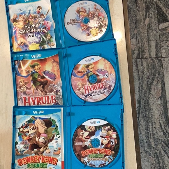 Wii U Games 3 Super Smash Bros Hyrule Warriors Donkey Kong Nintendo Wii U Game - Picture 6 of 7